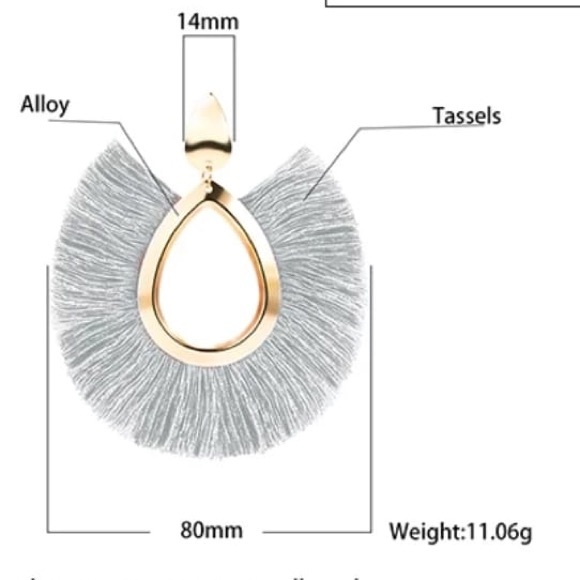 Fashion Bohemian Big Tassel Earrings for - Picture 2 of 5